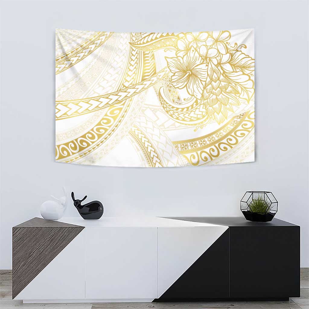 Samoa Lotu Tamaiti Gold Tapestry Teuila Tatau - Polynesian Pride