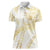 Samoa Lotu Tamaiti Gold Women Polo Shirt Teuila Tatau - Polynesian Pride