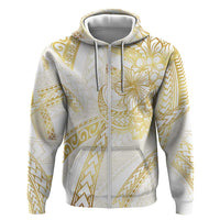 Samoa Lotu Tamaiti Gold Zip Hoodie Teuila Tatau LT7 Zip Hoodie Gold - Polynesian Pride