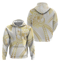 Samoa Lotu Tamaiti Gold Zip Hoodie Teuila Tatau LT7 - Polynesian Pride