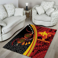 Papua New Guinea Independence Area Rug PNG Bagi and Lime Pot LT7 - Polynesian Pride