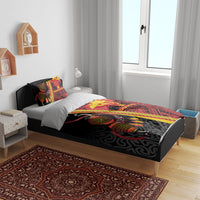 Papua New Guinea Independence Bedding Set PNG Bagi and Lime Pot LT7 - Polynesian Pride