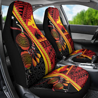 Papua New Guinea Independence Car Seat Cover PNG Bagi and Lime Pot LT7 - Polynesian Pride