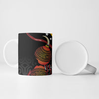 Papua New Guinea Independence Ceramic Mug PNG Bagi and Lime Pot LT7 - Polynesian Pride
