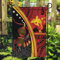 Papua New Guinea Independence Garden Flag PNG Bagi and Lime Pot LT7 Garden Flag Black - Polynesian Pride