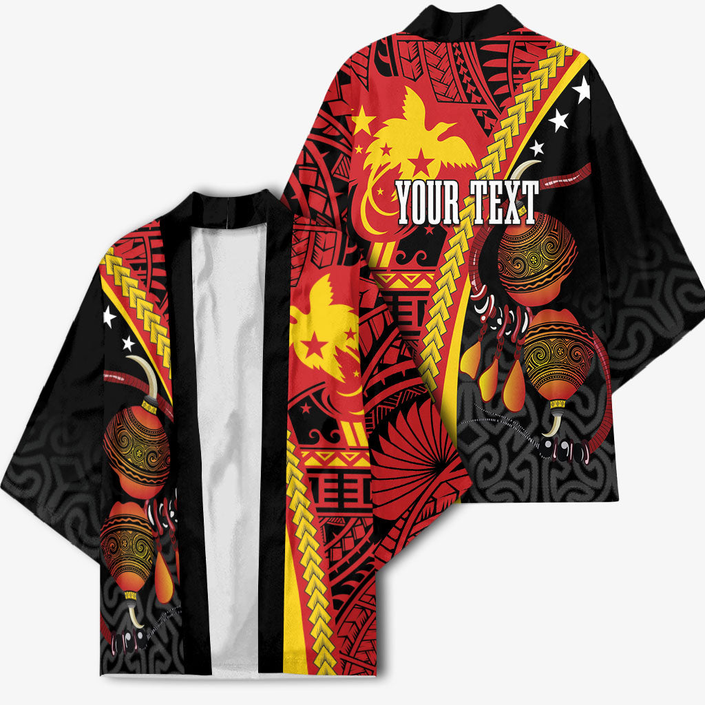 Papua New Guinea Independence Personalised Kimono PNG Bagi and Lime Pot LT7 - Polynesian Pride