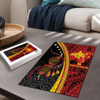 Papua New Guinea Independence Puzzle PNG Bagi and Lime Pot LT7 - Polynesian Pride