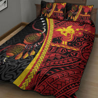 Papua New Guinea Independence Quilt Bed Set PNG Bagi and Lime Pot LT7 - Polynesian Pride
