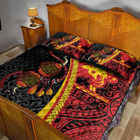 Papua New Guinea Independence Quilt Bed Set PNG Bagi and Lime Pot LT7 - Polynesian Pride