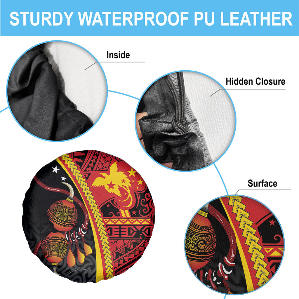 Papua New Guinea Independence Spare Tire Cover PNG Bagi and Lime Pot LT7 - Polynesian Pride