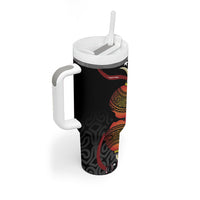 Papua New Guinea Independence Tumbler With Handle PNG Bagi and Lime Pot LT7 - Polynesian Pride