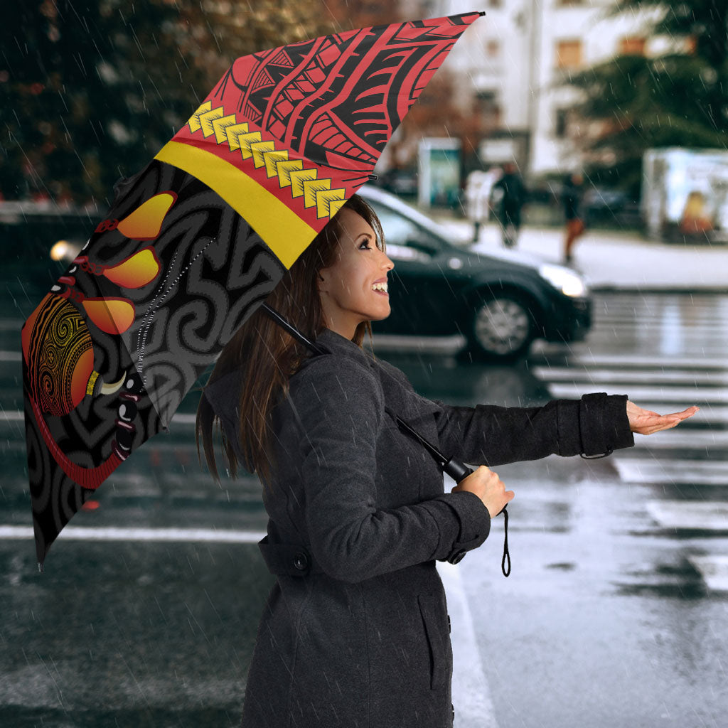 Papua New Guinea Independence Umbrella PNG Bagi and Lime Pot LT7 - Polynesian Pride