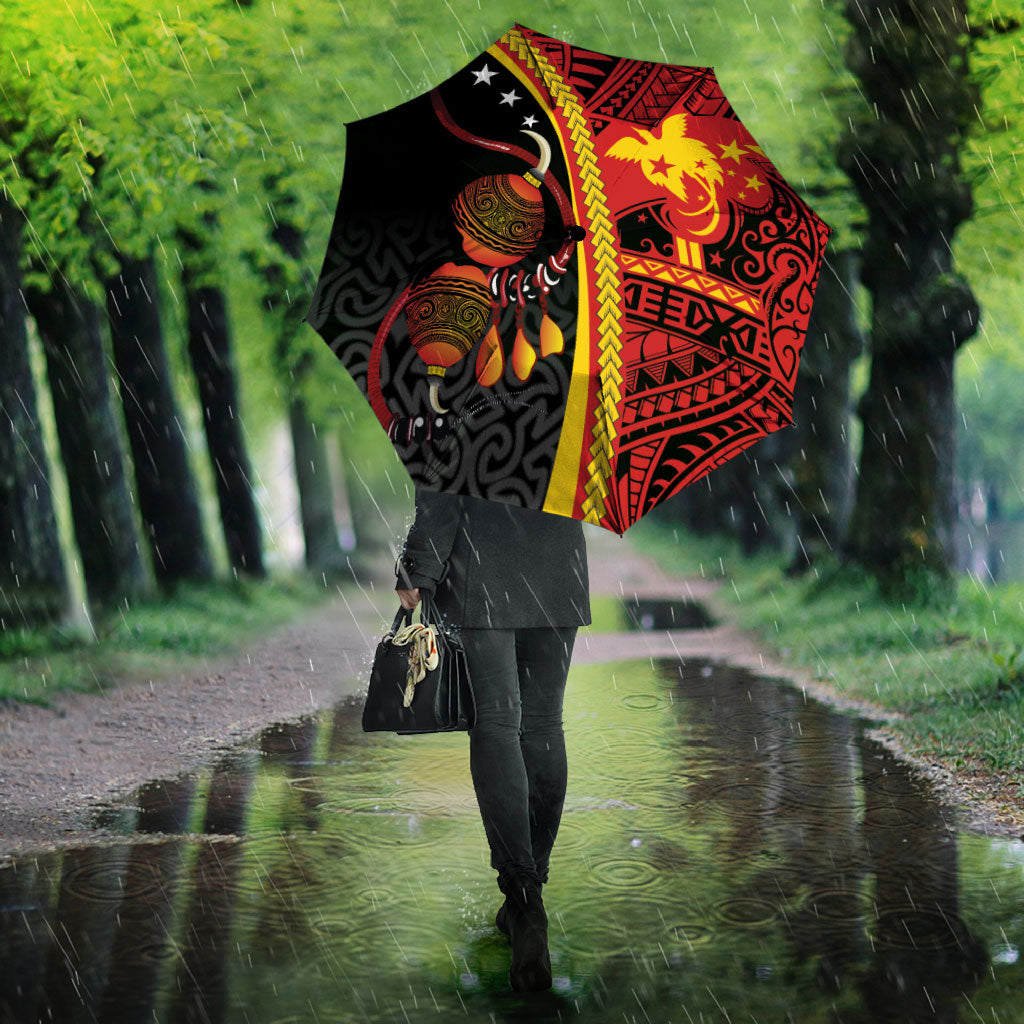 Papua New Guinea Independence Umbrella PNG Bagi and Lime Pot LT7 - Polynesian Pride