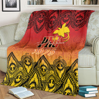 Papua New Guinea 1975 To The Future Blanket Sepik Masks LT7 - Polynesian Pride
