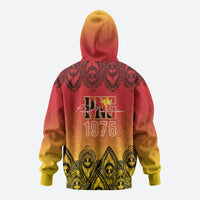 Papua New Guinea 1975 To The Future Personalised Hoodie Sepik Masks LT7 - Polynesian Pride