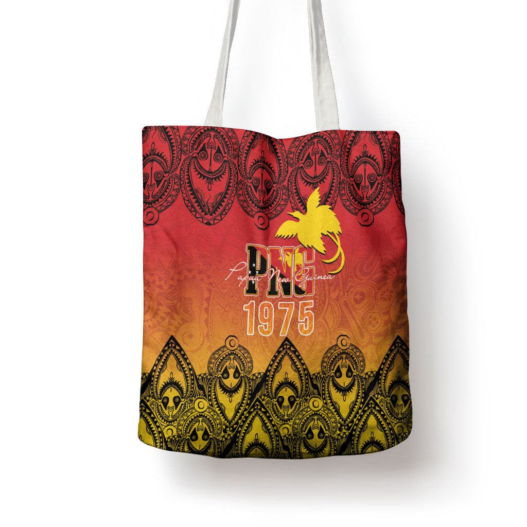 Papua New Guinea 1975 To The Future Tote Bag Sepik Masks LT7 - Polynesian Pride