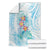 Sea Blue Polynesian Jellyfish Blanket Watercolor Glows - Polynesian Pride