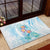 Sea Blue Polynesian Jellyfish Rubber Doormat Watercolor Glows - Polynesian Pride
