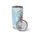 Sea Blue Polynesian Jellyfish Tumbler Cup Watercolor Glows - Polynesian Pride