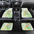 Summer Green Polynesian Jellyfish Car Mats Watercolor Glows - Polynesian Pride