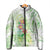 Summer Green Polynesian Jellyfish Padded Jacket Watercolor Glows - Polynesian Pride