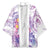 Lavender Polynesian Jellyfish Kimono Watercolor Glows - Polynesian Pride