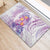 Lavender Polynesian Jellyfish Rubber Doormat Watercolor Glows - Polynesian Pride