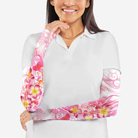 Rose Pink Polynesian Jellyfish Arm Sleeves Watercolor Glows - Polynesian Pride