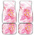 Rose Pink Polynesian Jellyfish Car Mats Watercolor Glows - Polynesian Pride