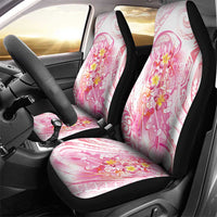 Rose Pink Polynesian Jellyfish Car Seat Cover Watercolor Glows LT7 - Polynesian Pride