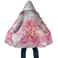 Rose Pink Polynesian Jellyfish Cloak Watercolor Glows - Polynesian Pride