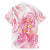 Rose Pink Polynesian Jellyfish Family Matching Mermaid Dress and Hawaiian Shirt Watercolor Glows - Polynesian Pride
