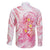 Rose Pink Polynesian Jellyfish Family Matching Mermaid Dress and Hawaiian Shirt Watercolor Glows - Polynesian Pride