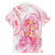 Rose Pink Polynesian Jellyfish Family Matching Puletasi and Hawaiian Shirt Watercolor Glows - Polynesian Pride
