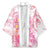 Rose Pink Polynesian Jellyfish Kimono Watercolor Glows - Polynesian Pride