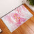 Rose Pink Polynesian Jellyfish Rubber Doormat Watercolor Glows - Polynesian Pride
