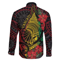 Vanuatu Meri Krismas Family Matching Mermaid Dress and Hawaiian Shirt Conch Shell Tribal Art LT7 - Polynesian Pride