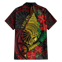 Vanuatu Meri Krismas Family Matching Off Shoulder Short Dress and Hawaiian Shirt Conch Shell Tribal Art LT7 - Polynesian Pride