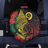 Vanuatu Meri Krismas Spare Tire Cover Conch Shell Tribal Art