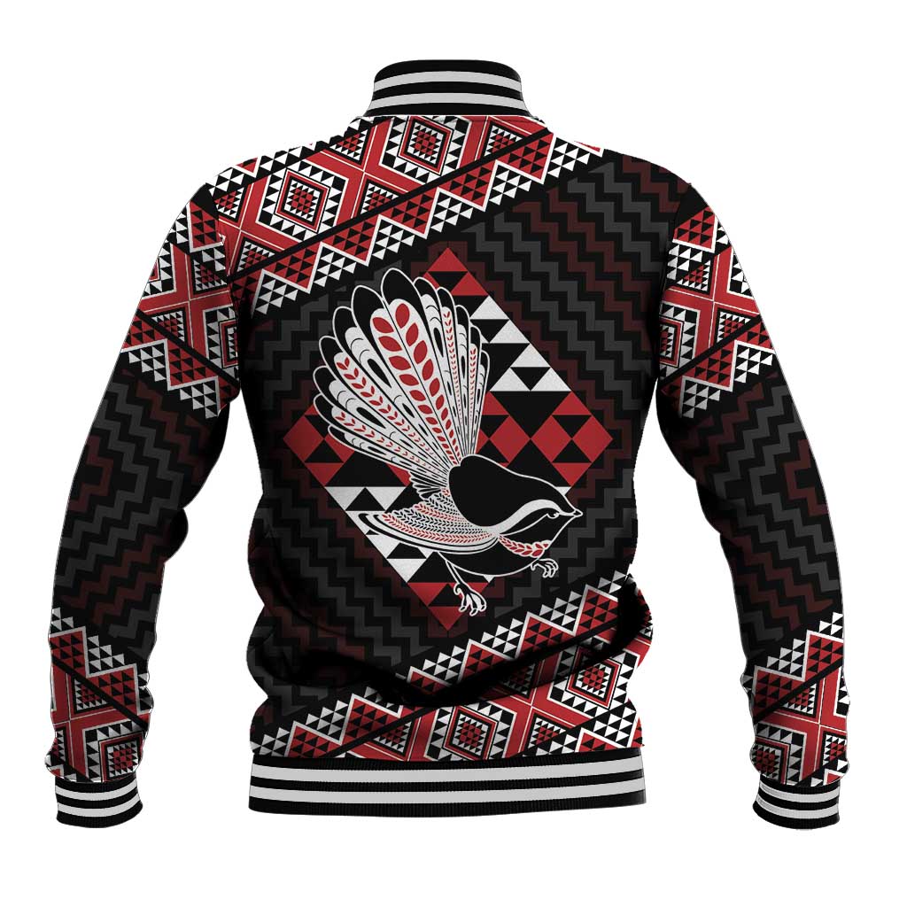 Taniko Aotearoa Baseball Jacket Poutama Mix Piwakawaka