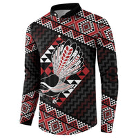 Taniko Aotearoa Button Sweatshirt Poutama Mix Piwakawaka