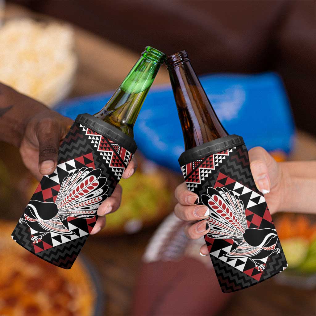 Taniko Aotearoa 4 in 1 Can Cooler Tumbler Poutama Mix Piwakawaka