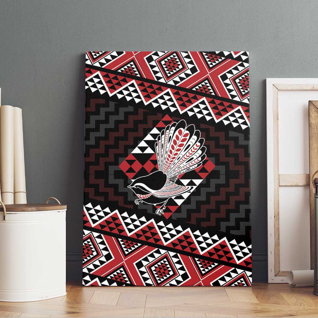 Taniko Aotearoa Canvas Wall Art Poutama Mix Piwakawaka LT7 - Polynesian Pride
