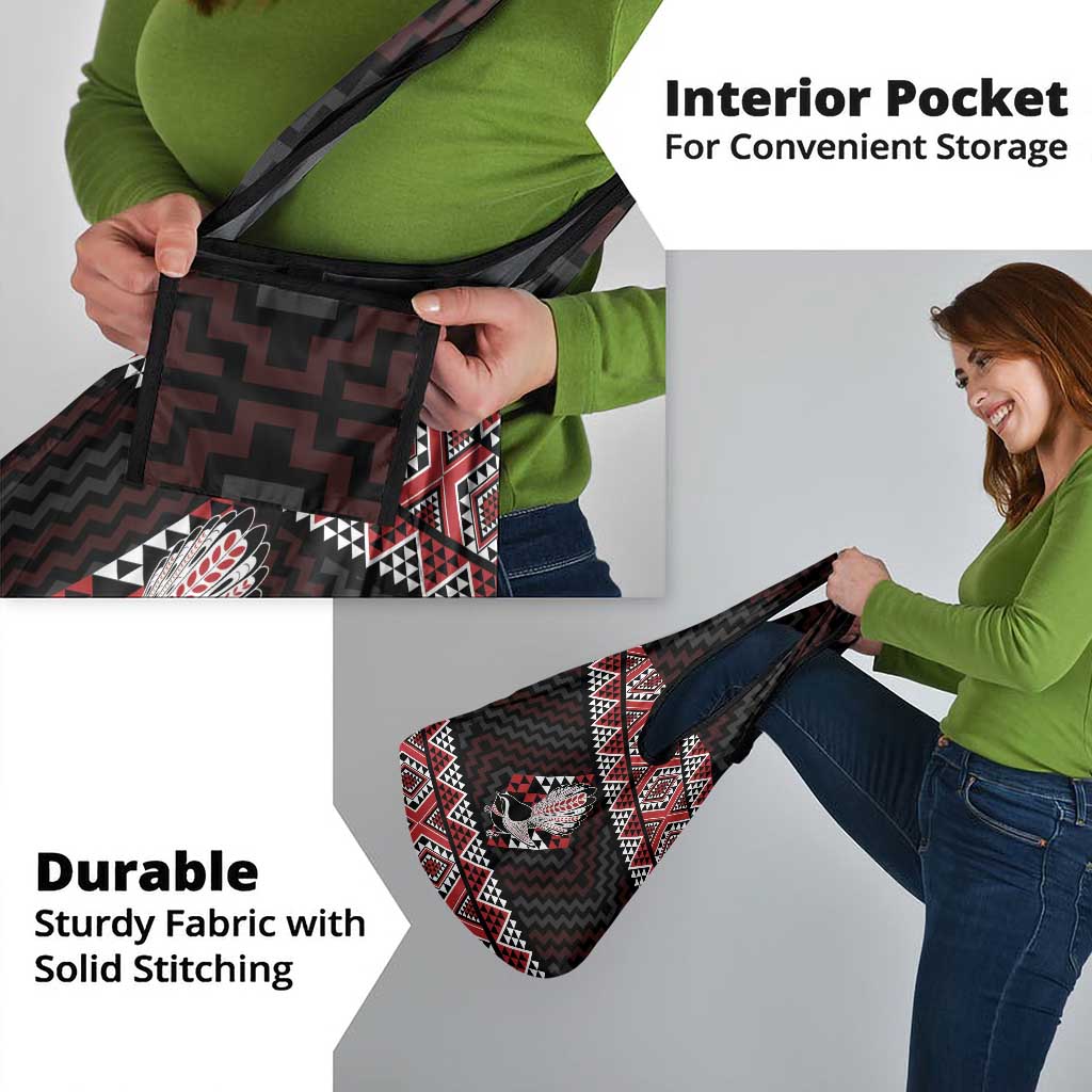 Taniko Aotearoa Grocery Bag Poutama Mix Piwakawaka