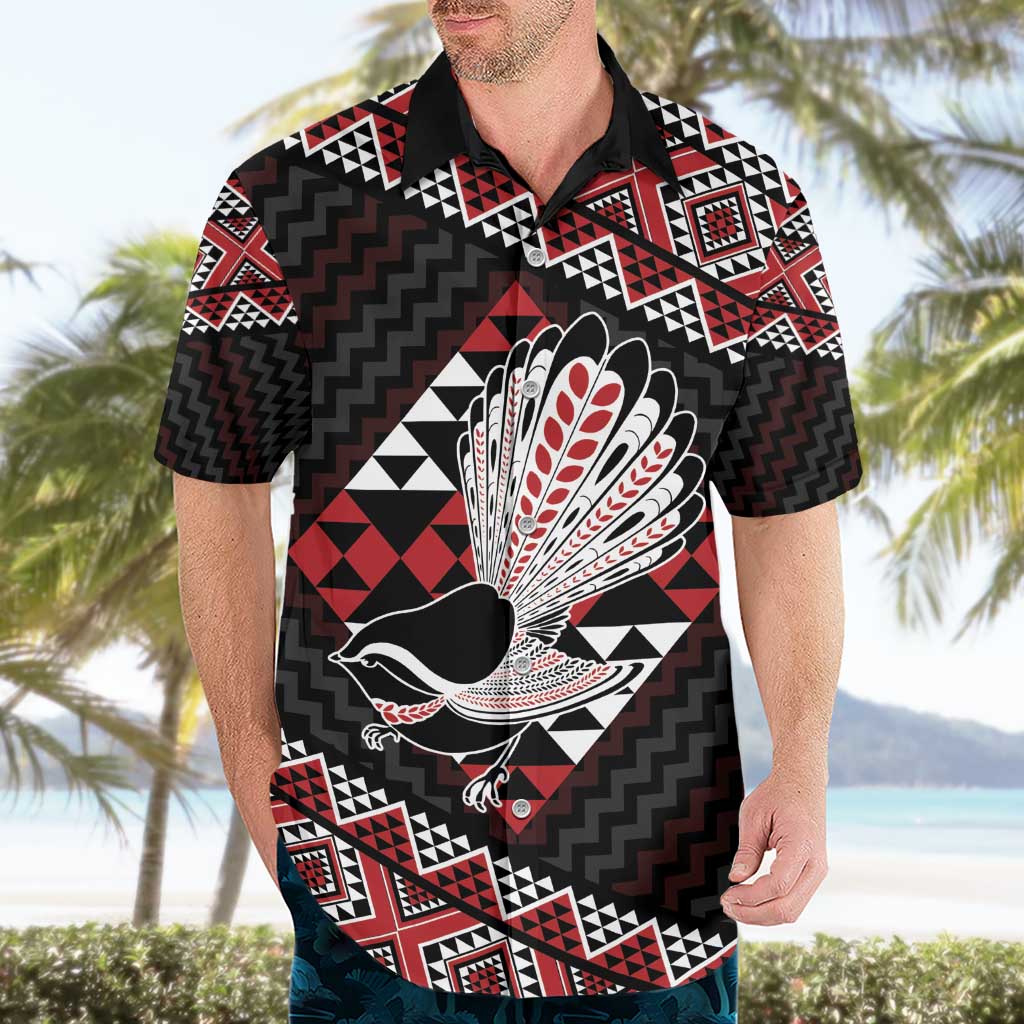 Taniko Aotearoa Hawaiian Shirt Poutama Mix Piwakawaka