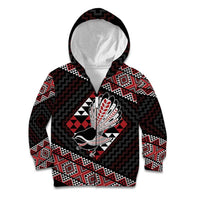 Taniko Aotearoa Kid Hoodie Poutama Mix Piwakawaka
