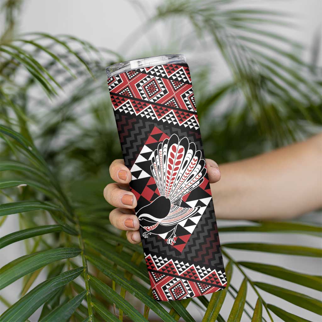 Taniko Aotearoa Skinny Tumbler Poutama Mix Piwakawaka