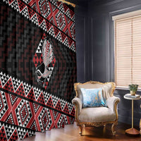 Taniko Aotearoa Window Curtain Poutama Mix Piwakawaka