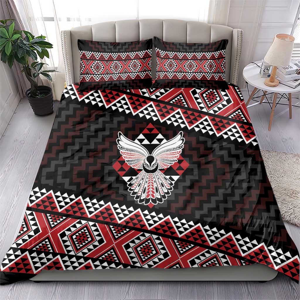 Taniko Aotearoa Bedding Set Poutama Mix Piwakawaka - Ver02