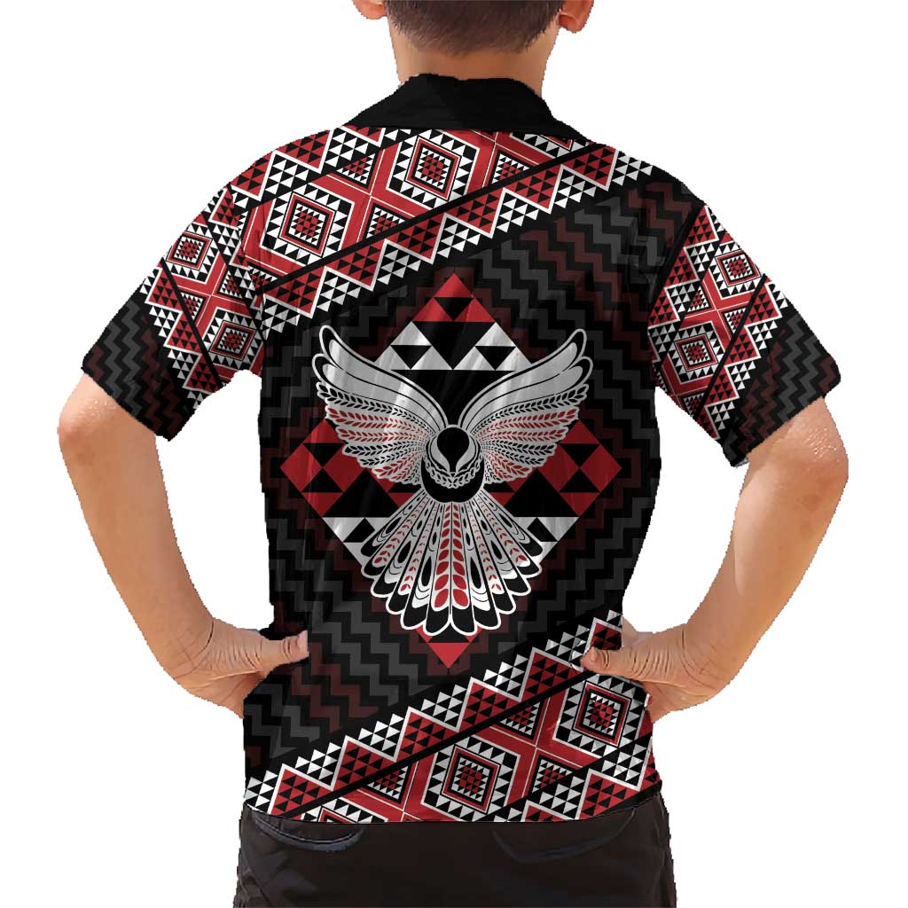 Taniko Aotearoa Hawaiian Shirt Poutama Mix Piwakawaka - Ver02